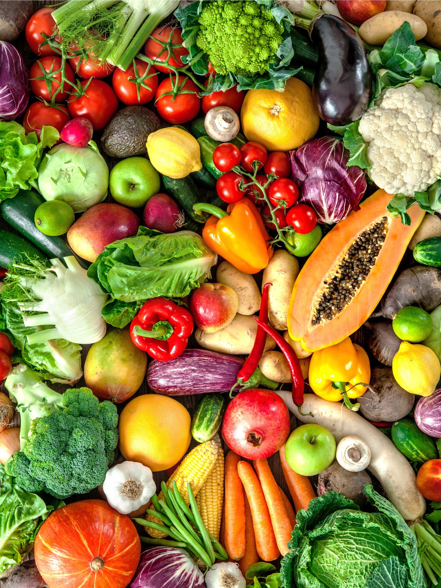 Ovoce a zelenina bohaté na vitamíny